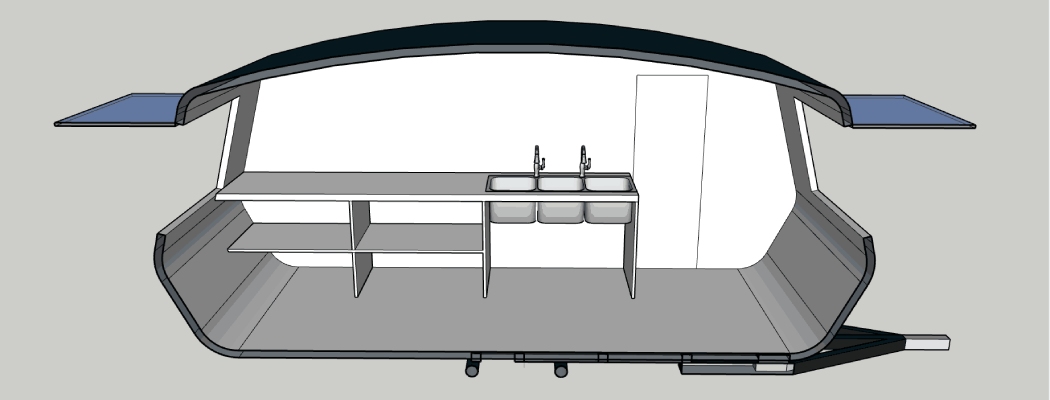 mobile coffee trailer layout